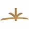 Ekena Millwork Davenport Timber Gable Bracket, Western Red Cedar, 108"W x 31 1/2"H x 4"D x 4"F, 7/12 Pitch GBW108X31X0404DAV00RWR - alternate 2